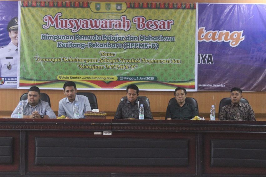 Mubes HPPMK-P, Samsuri Daris Berpesan agar Mahasiswa Keritang Serius Kuliah dan Berorganisasi