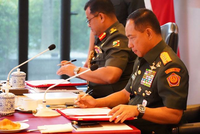 Pimpin Sidang HLC Ke-5, Panglima TNI Sepakati Kerjasama Militer Dengan Panglima Brunei Darussalam