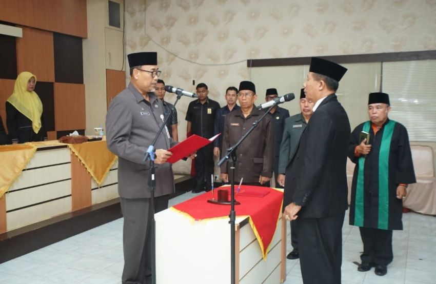 Bupati Inhil Ambil Sumpah Jabatan dan Lantik Pejabat Administrator&nbsp;dan&nbsp;Pengawas