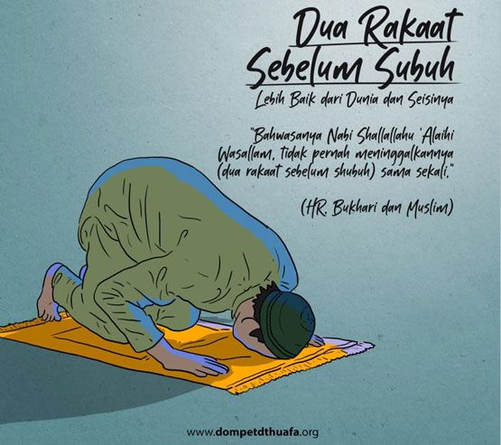 Dua Rakaat sebelum Subuh Lebih Baik dari Dunia dan Seisinya, Ini Haditsnya