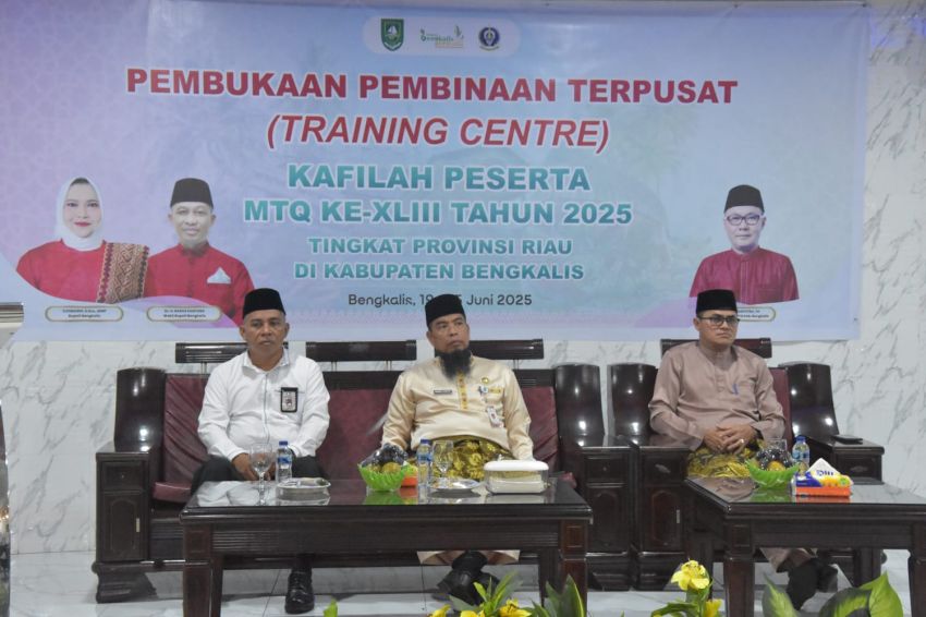 Buka Pembinaan Terpusat, Bupati Kasmarni Harapkan Kafilah Bengkalis Kembali Raih Juara Umum