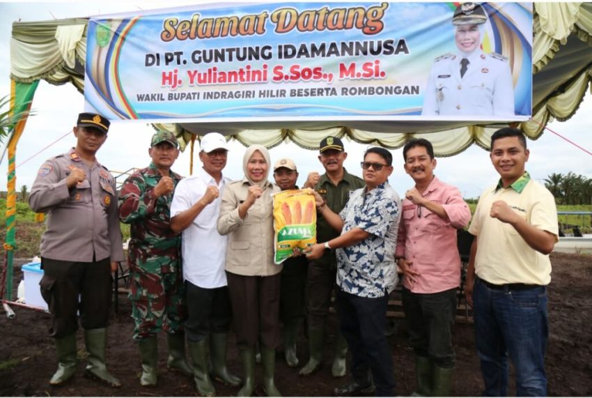 Wabup Yuliantini Hadiri Penanaman Jagung Serentak, Tekankan Pentingnya Ketahanan Pangan