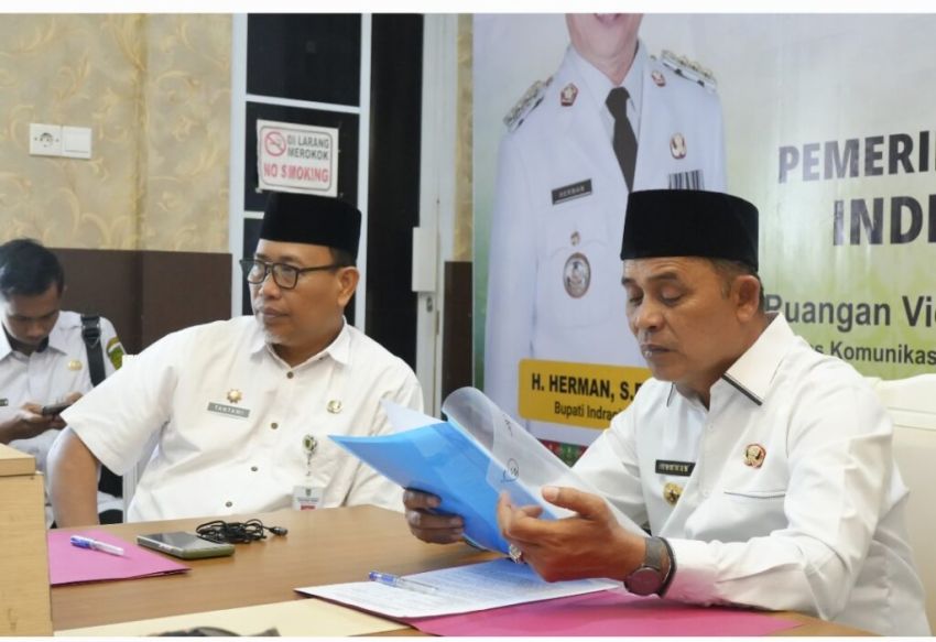 Bupati Inhil Ikuti Rakor Pencegahan Korupsi dan Peluncuran Indikator MCP 2025