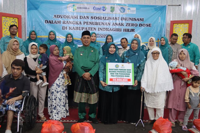 Ketua TP PKK Inhil Dorong Peran Keluarga Sukseskan Program Imunisasi Zero Dose, Bupati Dukung Penuh