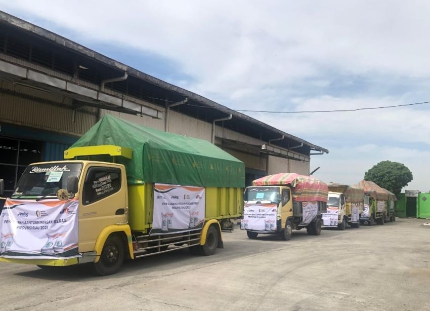 Bantuan Beras untuk 12 Kabupaten dan Kota di Riau Mulai Didistribusikan