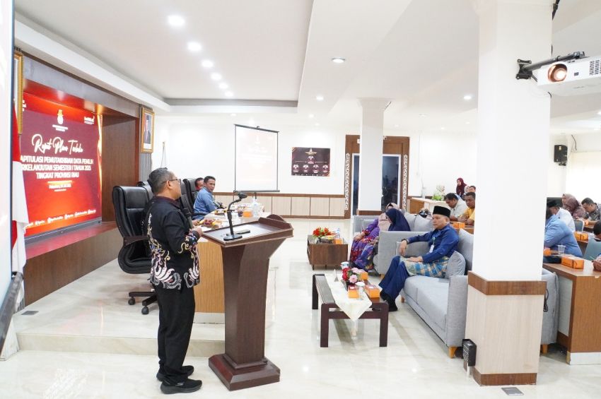 Pleno KPU Riau Tetapkan Data Pemilih Berkelanjutan Semester I 2025