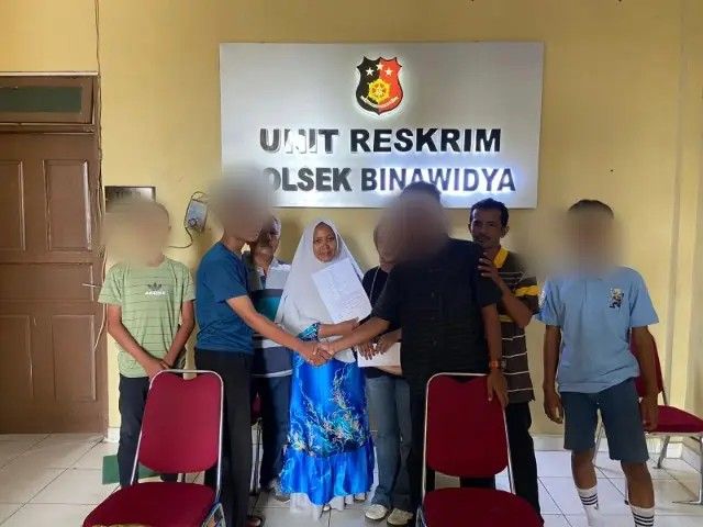 Bertemu di Polsek Binawidya, Keluarga Korban Perundungan dan Pelaku Akhirnya Damai