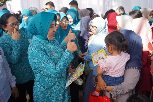 Kunker ke Siak, Ketum TP PKK Pusat Sebut Intervensi Zero Dose Wujud Peduli Anak di Daerah