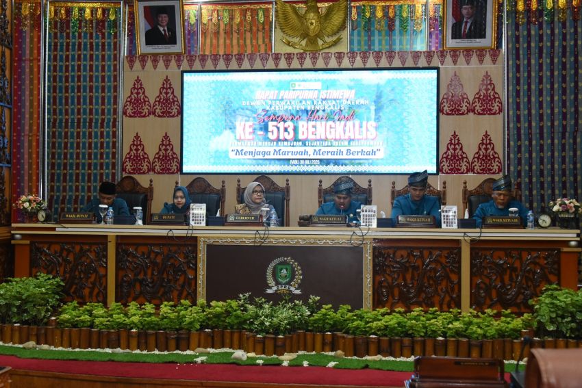 Rapat Paripurna Istimewa DPRD Bengkalis Semarakkan Hari Jadi ke-513 dengan Nuansa Sakral dan Semangat Pembangunan