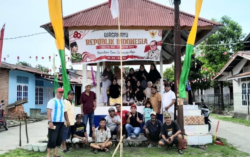 RT 03 RW 06 Optimis Menang Lomba Kebersihan dan Kemeriahan HUT RI Ke-80 Tingkat Desa Tanah Merah