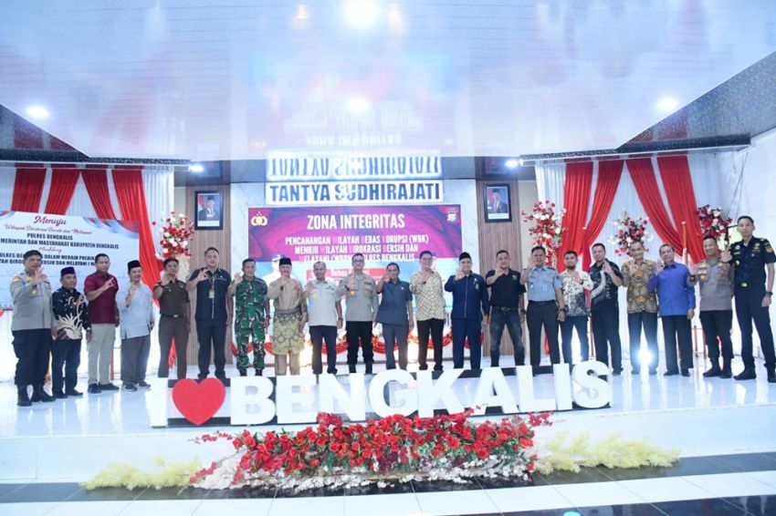 Pemkab Bengkalis Dukung Polres Menuju Birokrasi Bersih dan Melayani