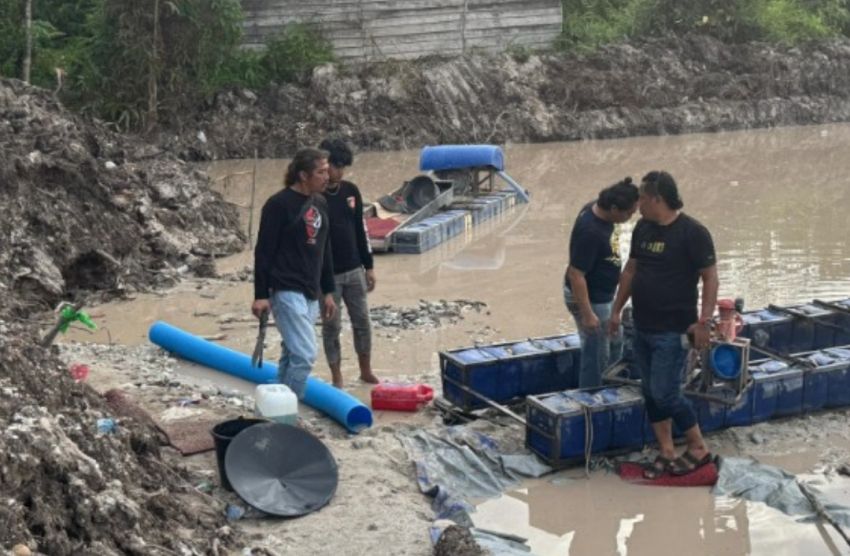 Polda Riau Tangkap Pelaku PETI di Kuansing