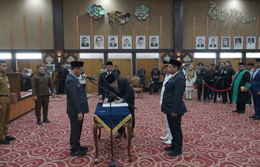 Wali Kota Pekanbaru Agung Nugroho Lantik 36 Pejabat Esselon III dan IV, Ini Daftarnya