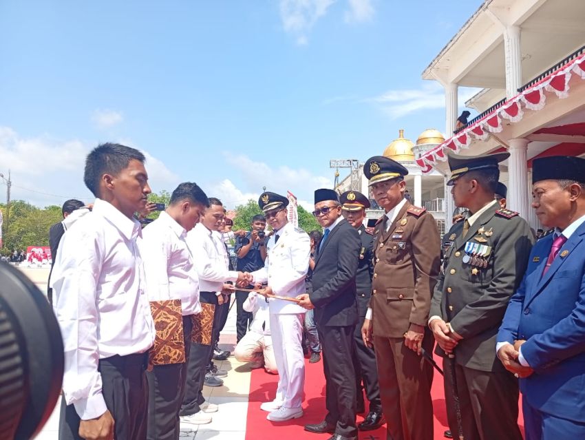 Terima Remisi Kemerdekaan RI, 28 Warga Binaan  Lapas Bagansiapiapi Hirup Udara Bebas