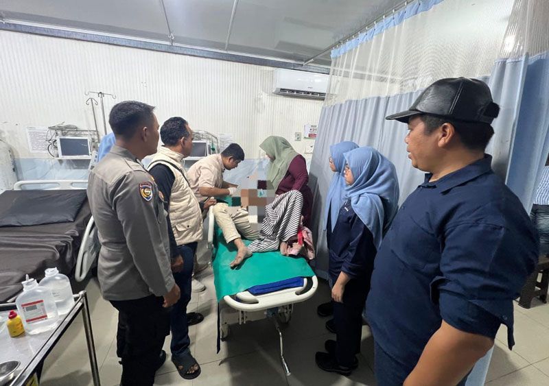 Pelaku Curanmor Diamuk Massa di Tarai Bangun Kampar