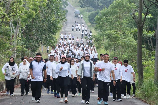 Meriahkan Hari Kemerdekaan RI, Polres Rohil dan Masyarakat Gelar Pesta Rakyat