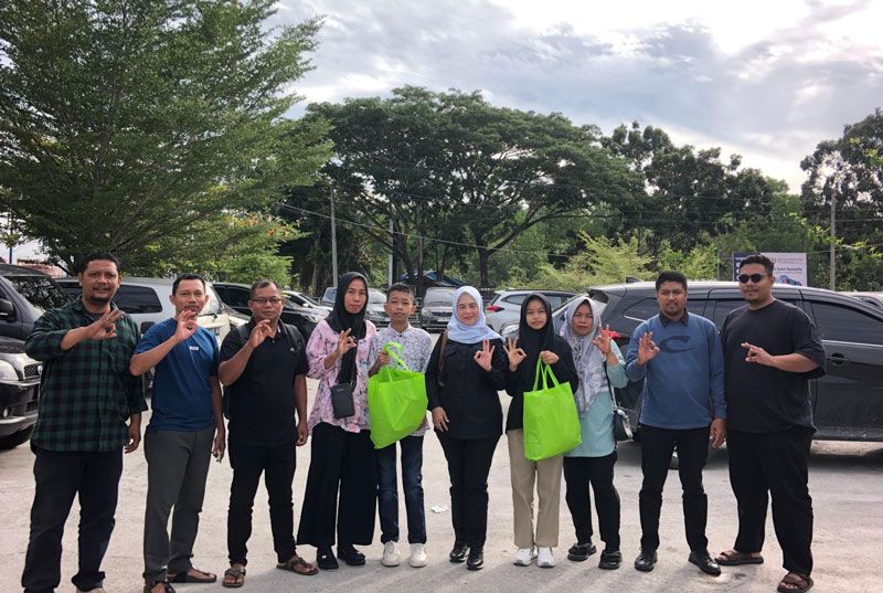 Lima Siswa Sekolah Rakyat Kabupaten Bengkalis Dilepas Menuju Asrama