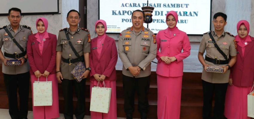 Polresta Pekanbaru Laksanakan Sertijab Tiga Jabatan Kapolsek
