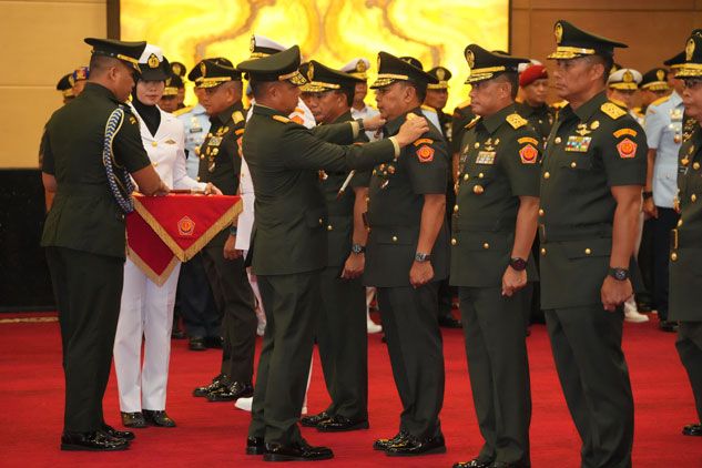Panglima TNI Pimpin Upacara Peresmian, Likuidasi Satuan, Sertijab dan Laporan Korps Kenaikan Pangkat Pati TNI