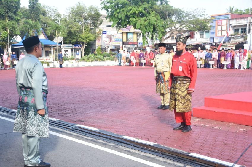 Pemkab Bengkalis Gelar Apel Peringatan Hari Jadi ke-68 Provinsi Riau