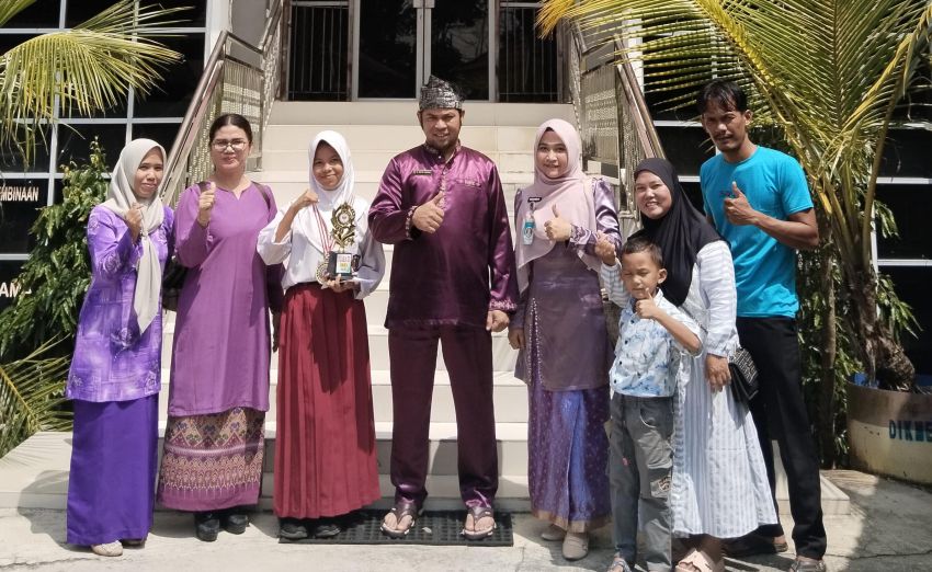 Risty Nur Alifha, Siswi SD Pelosok Seberida yang Tembus OSN Provinsi Riau