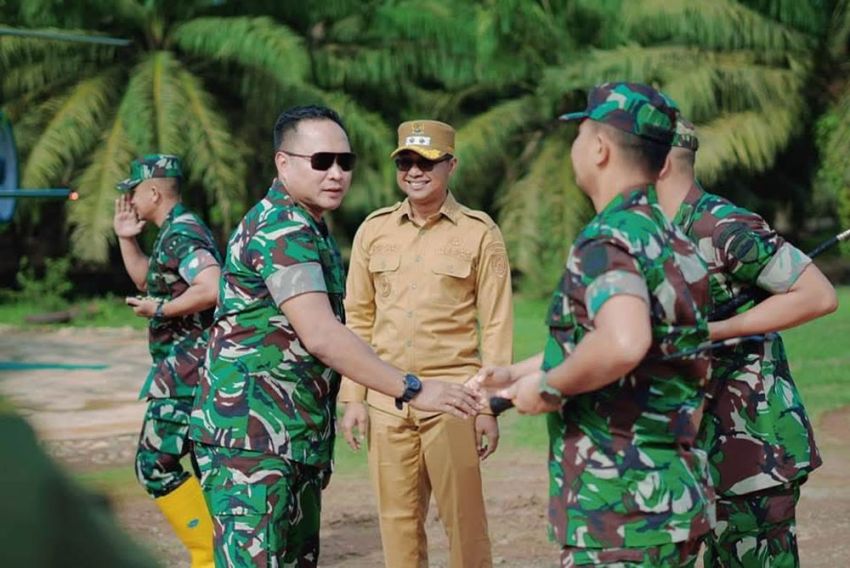 Wabup Rohil Apresiasi Kunjungan Pangdam I/BB dan Danrem ke Rohil