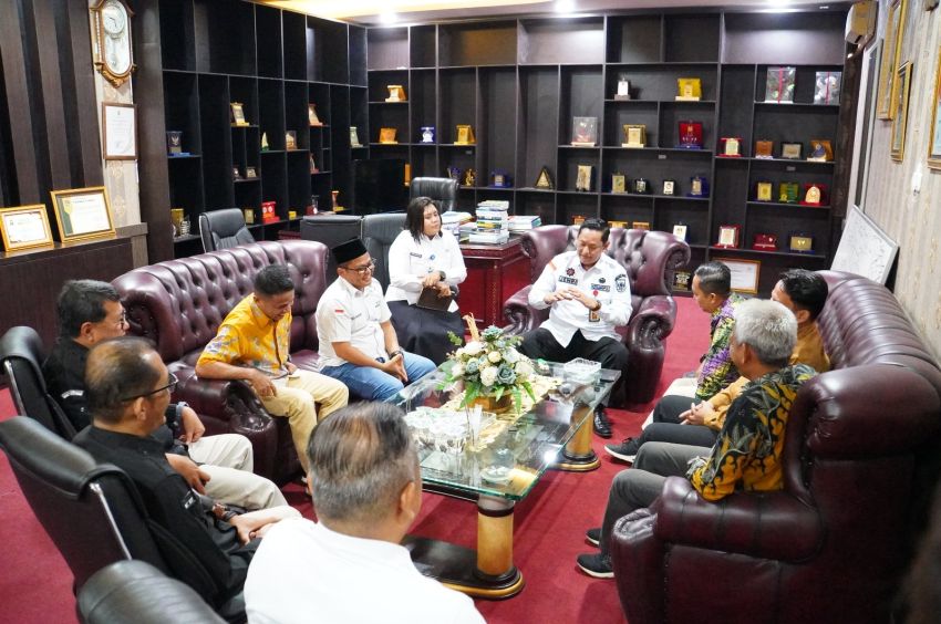 KPU Riau Audiensi dengan Kesbangpol Provinsi, Bahas Hibah dan Penguatan Pendidikan Pemilih