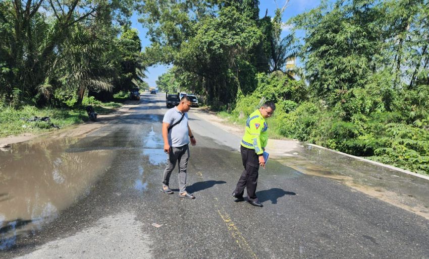 lakalantas di Jalan Siak II Pekanbaru, Pemuda Tewas, Penabrak Kabur
