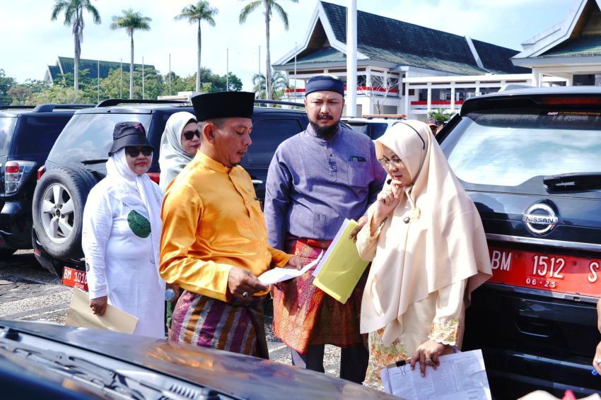 Bupati Afni Cek Mobil Dinas OPD di Lingkungan Pemkab Siak