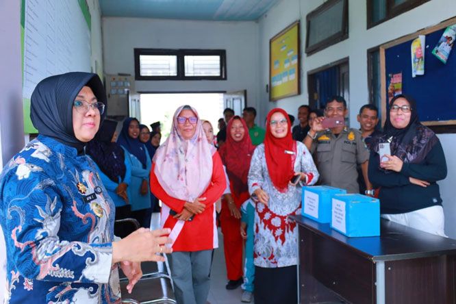 Cek Aset Pemda, Bupati Siak Kunjungan Kerja ke Kecamatan Pusako