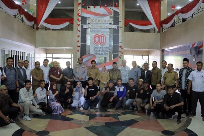 Kapolres Kampar Turun Tangan, Masyarakat Siabu dengan Perusahaan Memilih Berdamai