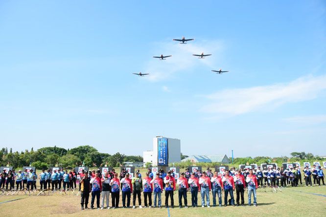 Diikuti 641 Atlet Panahan, Panglima TNl Cup Archery Open 2025 Resmi Dibuka Komandan Puspenerbal