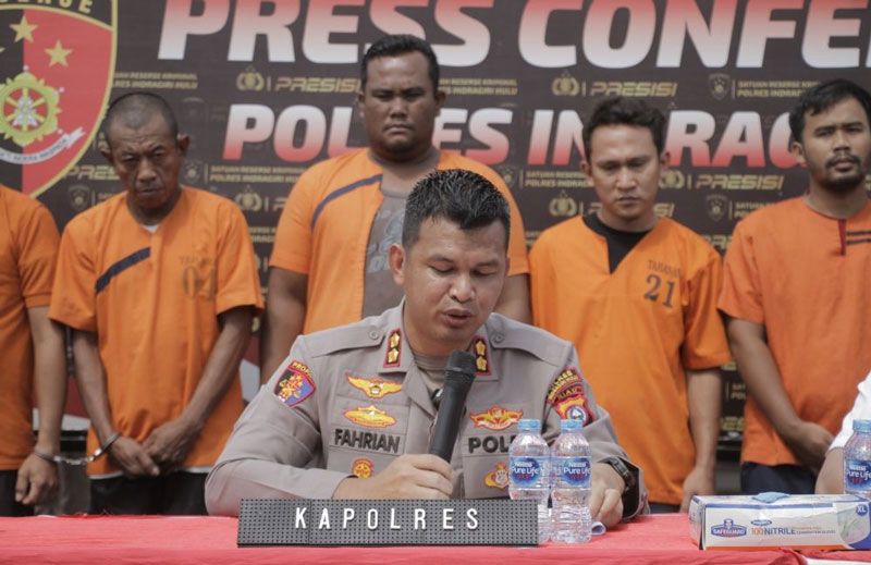 Sindikat Curanmor dan Pemalsuan STNK di Inhu Dibongkar, 10 Tersangka Ditangkap, Dua Didor!