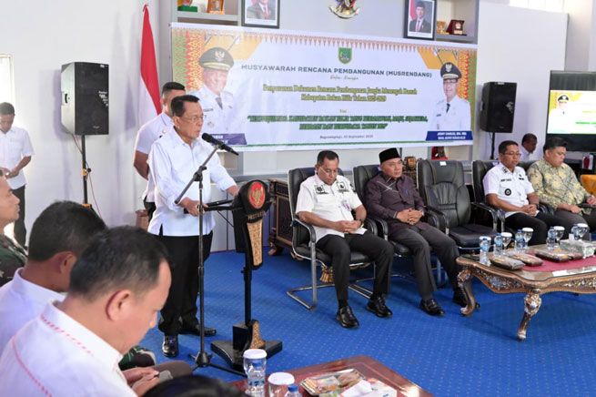 Bupati H Bistamam Buka Musrenbang RPJMD 2025&ndash;2029, Prioritaskan Infrastruktur dan Layanan Kesehatan