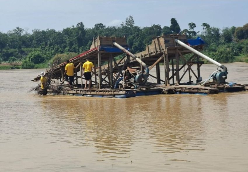 Lagi-lagi Penertiban PETI, 5 Rakit Dimusnahkan