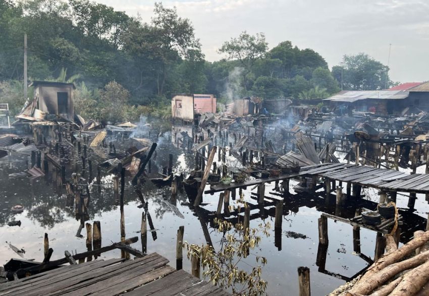 Kebakaran di Bukit Batu Bengkalis Hanguskan 6 Rumah