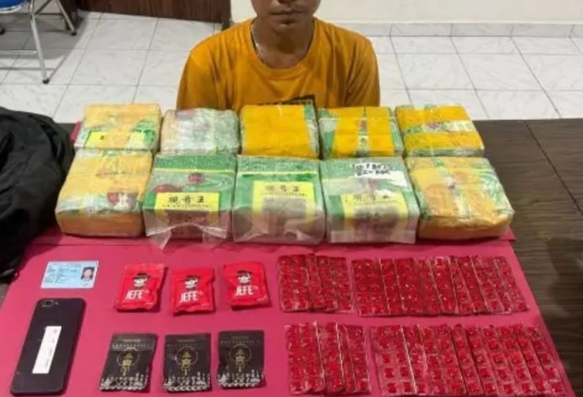Kurir 10 Kilogram Sabu dan Ganja Asal Dumai Diringkus