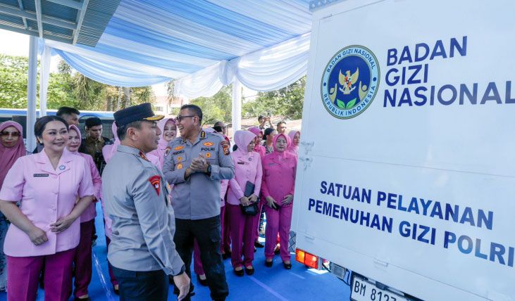 Irjen Pol Herry Heryawan Resmikan Dapur Satuan Pelayanan Pemenuhan Gizi Polda Riau