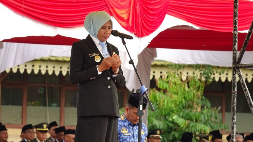 Wabup Inhil Yuliantini Pimpin Upacara Hari Kesaktian Pancasila 2025