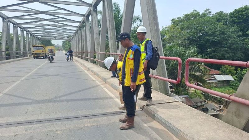 Terdengar Dentuman Keras Dari Jembatan Siak II, Hasil Pemeriksaan BPJN Aman