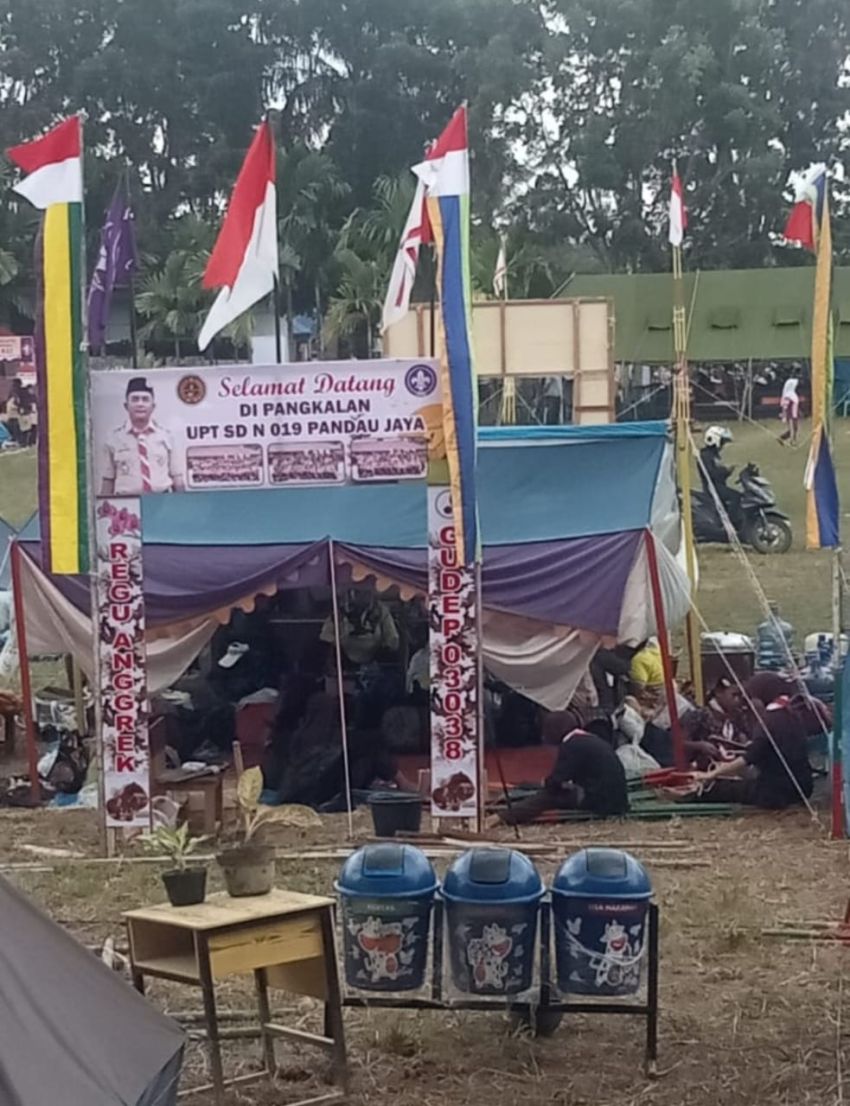 Pramuka UPT SDN 019 Pandau Jaya Sabet Dua Piala di Perjusami Siak Hulu 2025