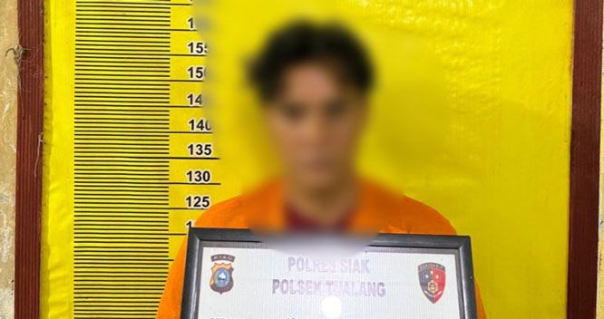 Polsek Tualang Amankan Tersangka Pencuri Kabel di IKPP Perawang