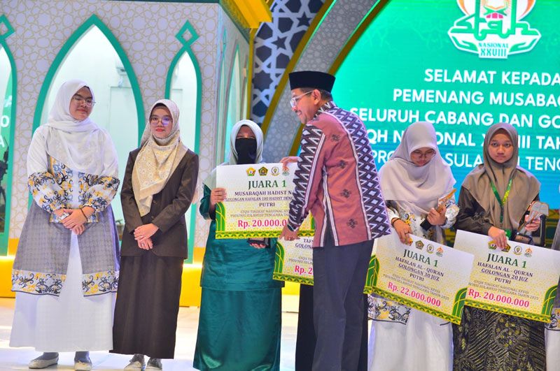 Kafilah Riau Sabet Tiga Gelar Terbaik I di STQH Nasional XXVIII Kendari