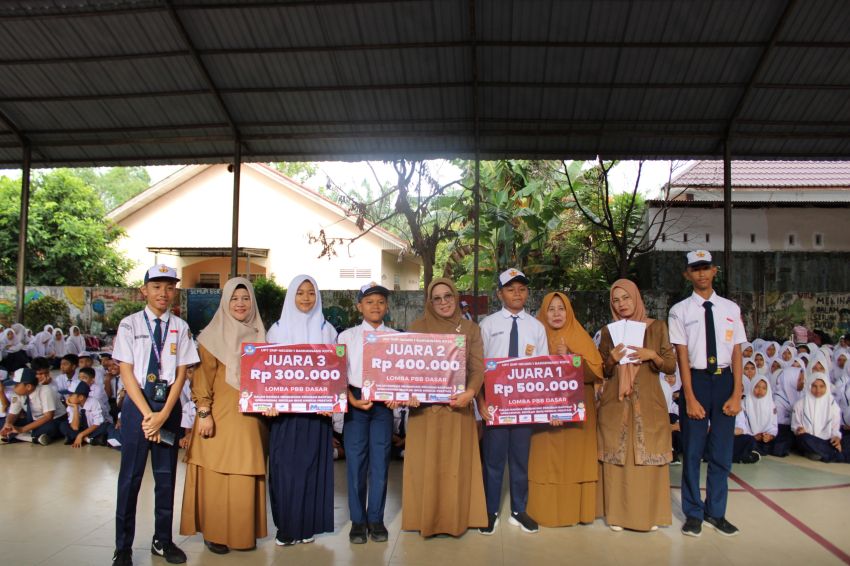 UPT SMP Negeri 1 Bangkinang Kota Taja Lomba PBB