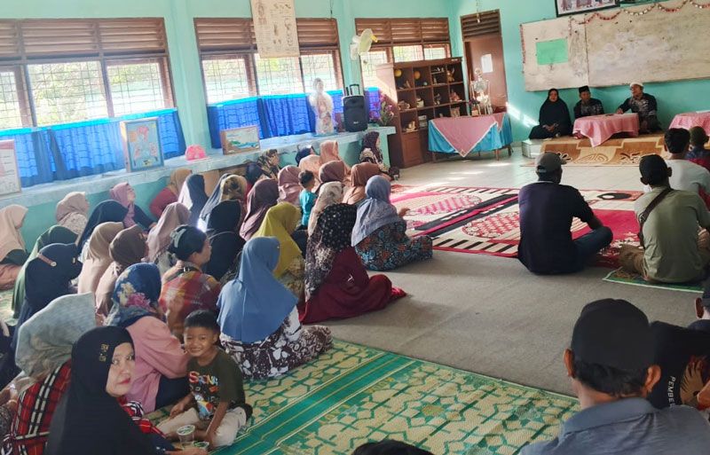 UPT SMP Negeri 2 Siak Hulu Taja Sosialisasi TKA kepada Orang Tua