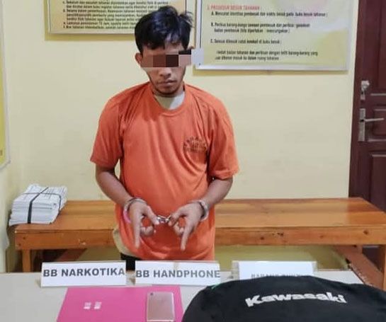 Residivis Kasus Narkoba Kembali Berulah, Polsek Kampar Kiri Hilir Tangkap Pelaku