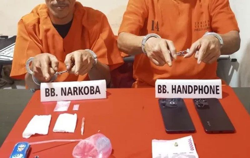 Dikendalikan dari Lapas, Polres Kampar Ringkus Dua Pengedar Sabu