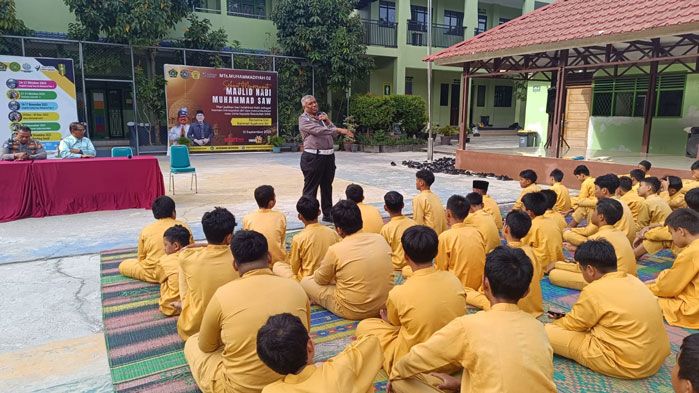 Police Goes To School dan Green Policing, Ditlantas Polda Riau Edukasi 700 Murid MTsN Muhammadiyah 2 Pekanbaru