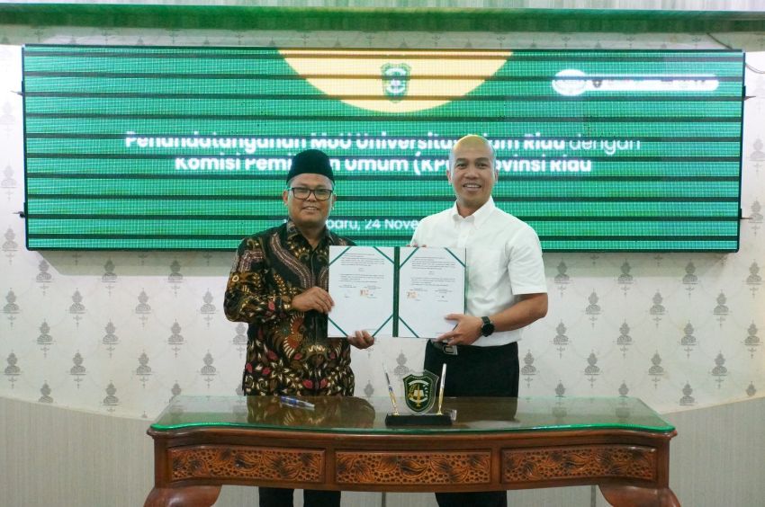 KPU Riau dan UIR Sepakat Perkuat Sinergi Akademik dan Demokrasi