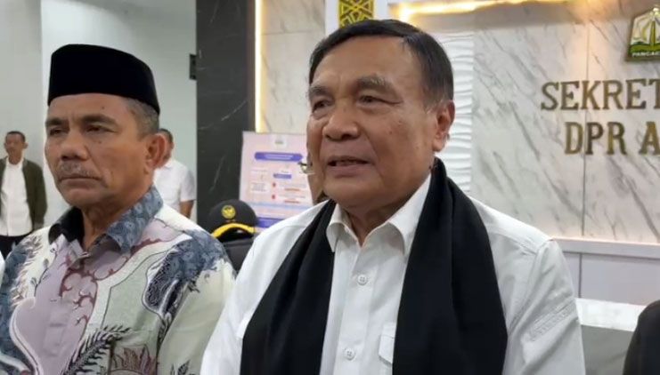 Menko Polkam Djamari Chaniago Kunjungi DPRA, Respon Revisi UU Pemerintahan Aceh